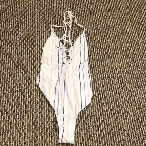 One piece bathing suit